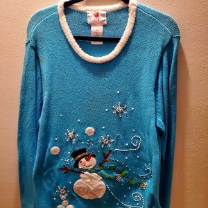 Quacker Factory Snowman Sweater